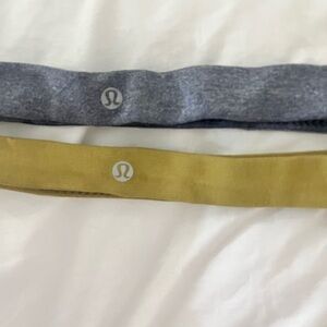 Lululemon Gray and greenish Headbands